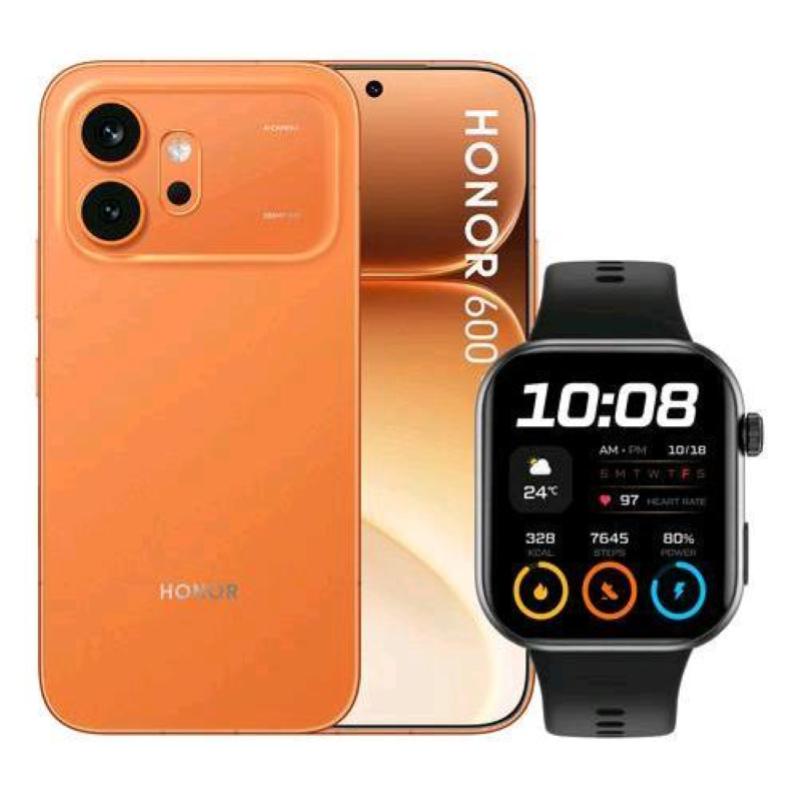 HONOR 600 8+256 + WATCH 2i, 256 GB, ORANGE