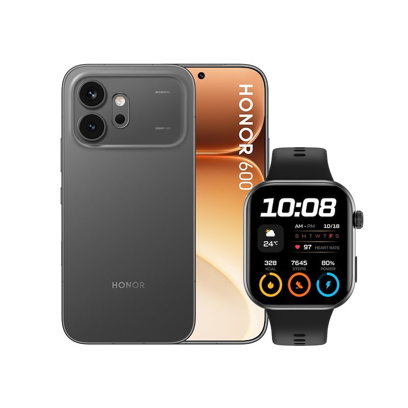 HONOR 600 8+512 + WATCH 2i, 512 GB, Black