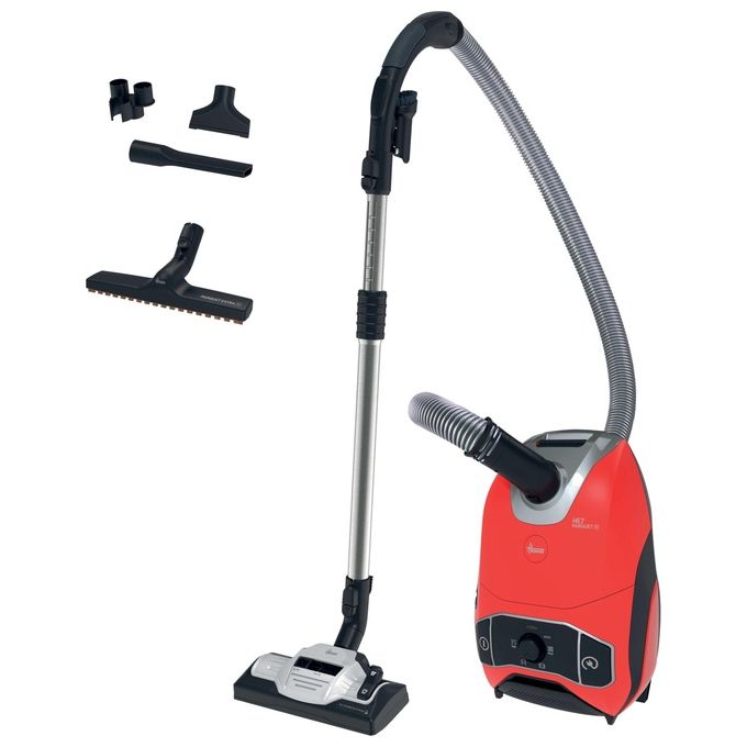 Hoover H-ENERGY 700 HE710HM 011 5 L Aspiratore a Cilindro Secco 850W Sacchetto per la Polvere Tulip Red Hoover H-ENERGY 700 HE710HM 011 5 L Aspiratore a Cilindro Secco 850W Sacchetto per la Polvere Tulip Red