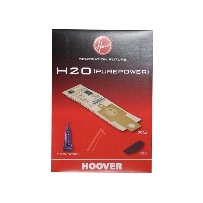 Hoover H20 Sacchetti per Aspirapolvere PurePower Upright Originali 5 pz con Filtro