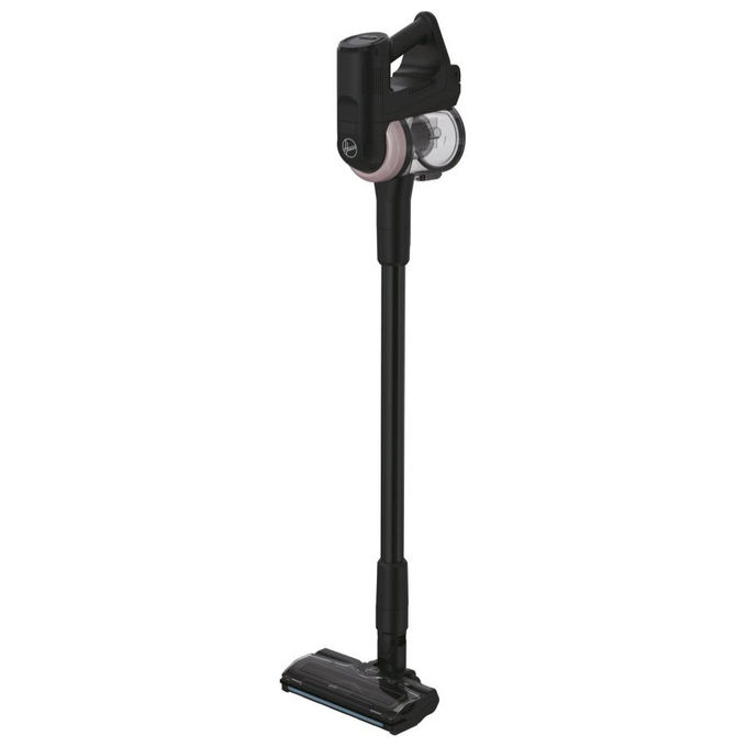 Hoover HF416BF 011, Scopa Elettrica Senza Fili, 240W, Senza Sacchetto, Nero, Rosa