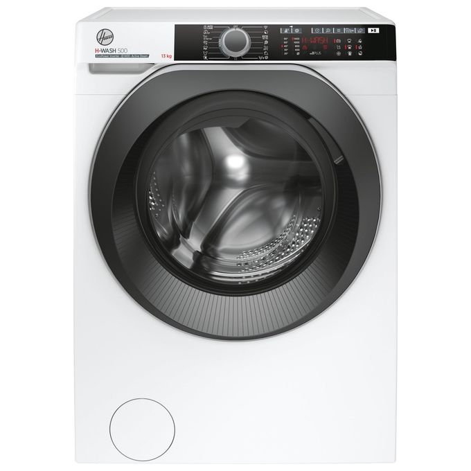 Hoover HWE413AMBS1 H-WASH 500 Lavatrice Frontale 13 Kg 1400 rpm Classe A Inverter Vapore Wi-Fi (85x60x67 cm) colore Bianco Hoover HWE413AMBS1 H-WASH 500 Lavatrice Frontale 13 Kg 1400 rpm Classe A Inverter Vapore Wi-Fi (85x60x67 cm) colore Bianco