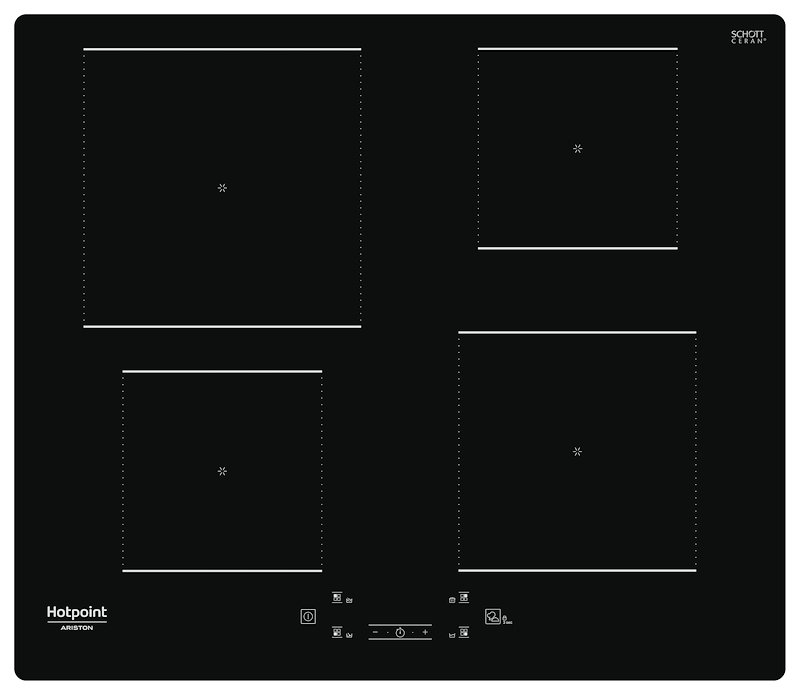 Hotpoint Ariston Piano Cottura a Induzione Hq 5660s Ne Nero