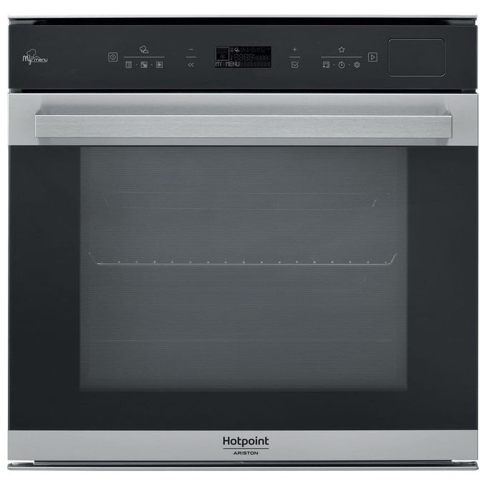 Hotpoint FI7 S8C1 SH IX HA Forno da incasso elettrico 73 L Classe A+ Grill a tutta superficie Convezione Funzione vapore Soft Closing (59.5x59.5x56.4 cm) colore Nero Acciaio satinato