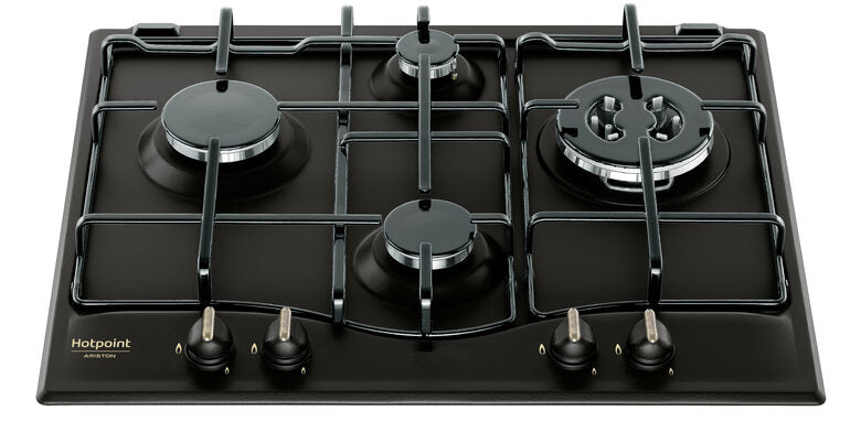 HOTPOINT PCN 640 T (AN) R/HA PIANO COTTURA GAS, 4 zone di cottura, dimensioni: L 60 cm, P 51 piano in Smaltato, Antracite
