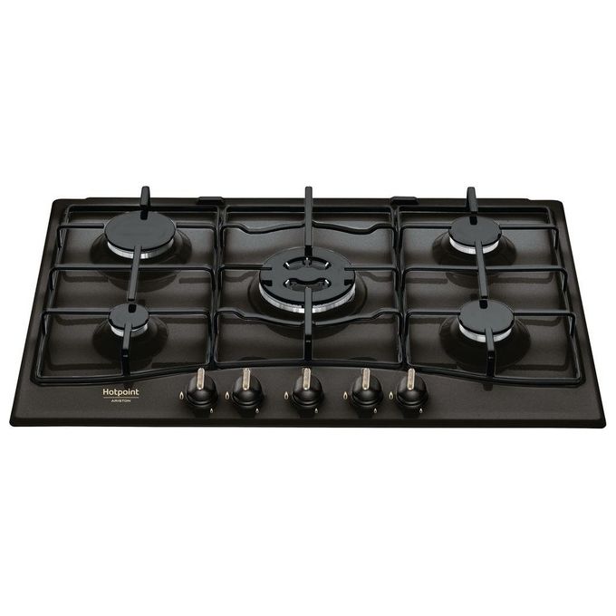 HOTPOINT PCN 750 T (AN) R/HA PIANO COTTURA GAS, 5 zone di cottura, dimensioni: L 75 cm, P 51 piano in Smaltato, Antracite