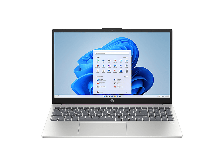 HP 15-fc0121nl NOTEBOOK, 15,6 ", processore AMD Ryzen 7 7730U, Radeon™ Onboard Graphics, RAM 16 GB, 1000 GB SSD, Argento, Windows 11 Home