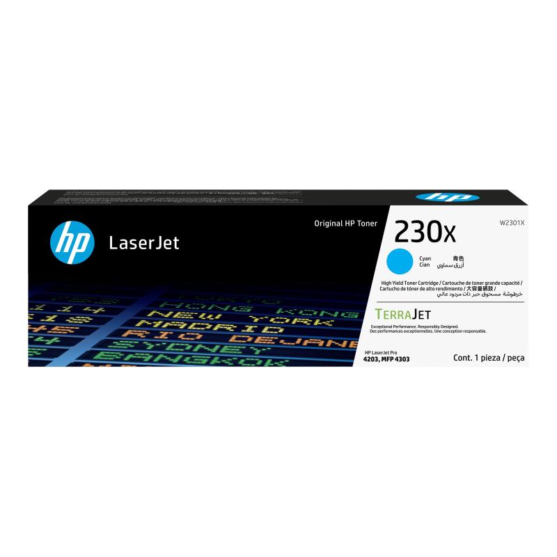 Hp 230x - cyan - original - laserjet - tonerpatrone (w2301x)