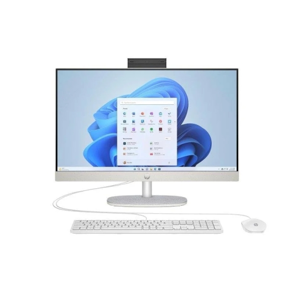 HP 27-CR0105NS All-in-One Intel Core i5-1335U - 8 GB DDR4 - 512 GB SSD - 27 FHD Touch - Windows 11 Home - Bianco + tastiera QWERTY (ES) e mouse HP 27-CR0105NS All-in-One Intel Core i5-1335U - 8 GB DDR4 - 512 GB SSD - 27 FHD Touch - Windows 11 Home - Bianco + tastiera QWERTY (ES) e mouse