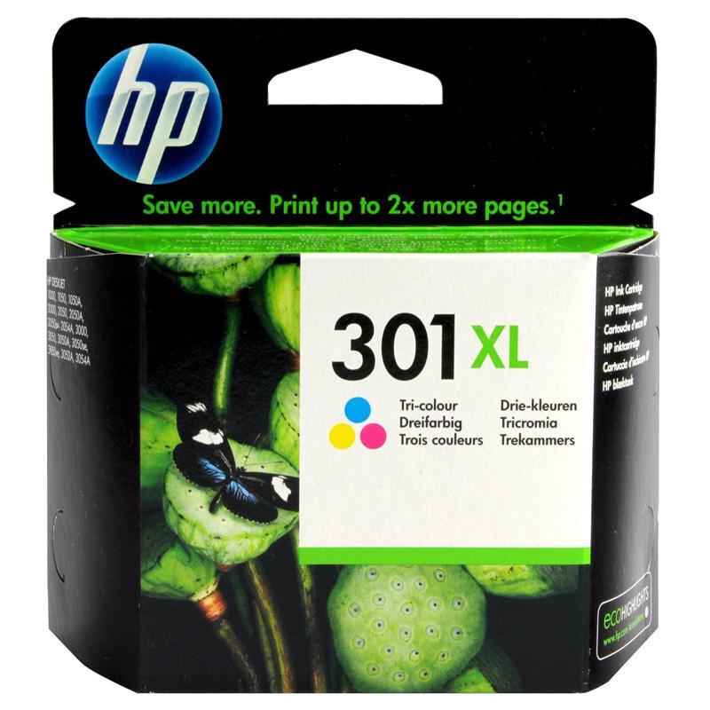 Hp 301xl tri-color (ch564ee) - cartuccia originale ad alta efficienza Hp 301xl tri-color (ch564ee) - cartuccia originale ad alta efficienza