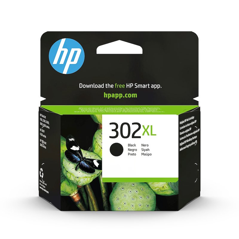 Hp - 302xl High Yield Black Original-nero, Alta Capacità