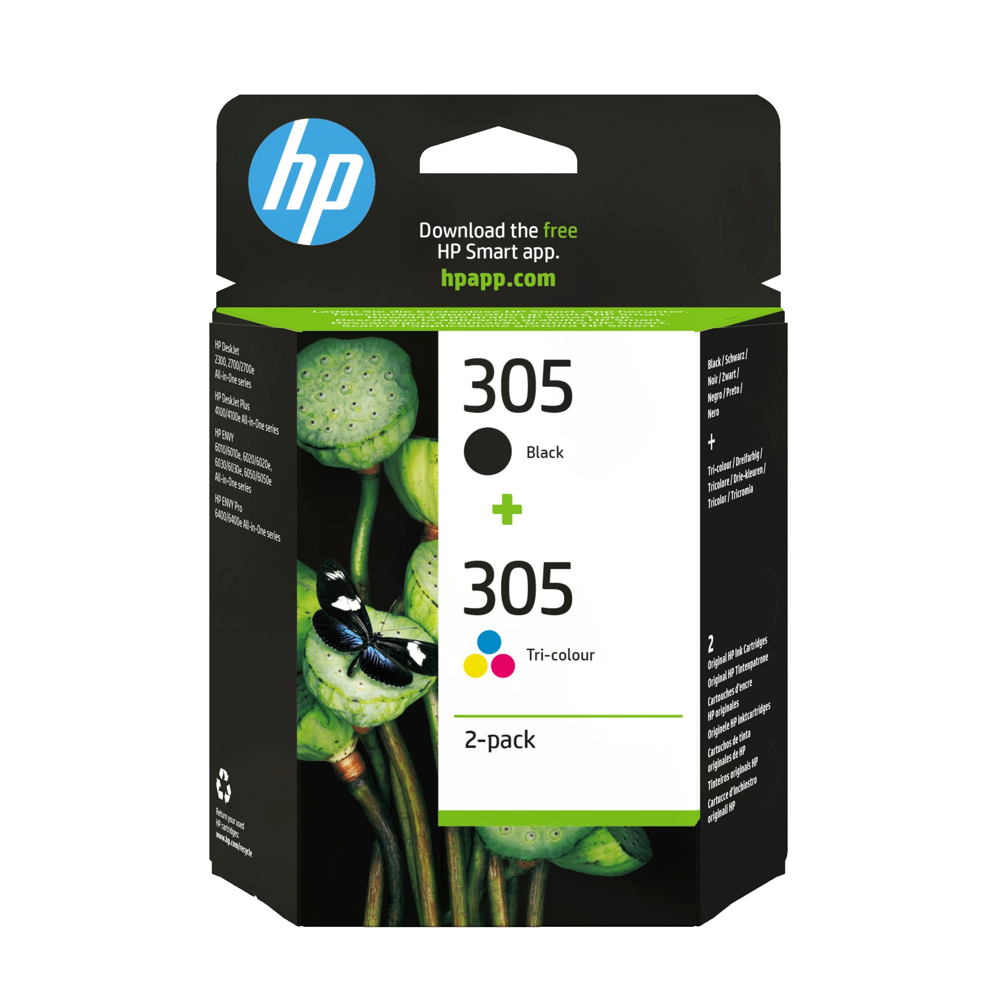 Hp - 305 Combo Pack 2 Cartucce Originali-nero E Tricromia