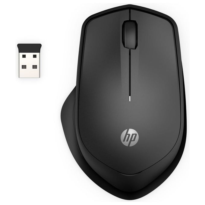 HP 6G4E6AA#ABB Mouse Wireless Silenzioso 285 Ottico 1200 DPI 3 Tasti Ambidestro RF Wireless 2.4 GHz colore Nero HP 6G4E6AA#ABB Mouse Wireless Silenzioso 285 Ottico 1200 DPI 3 Tasti Ambidestro RF Wireless 2.4 GHz colore Nero