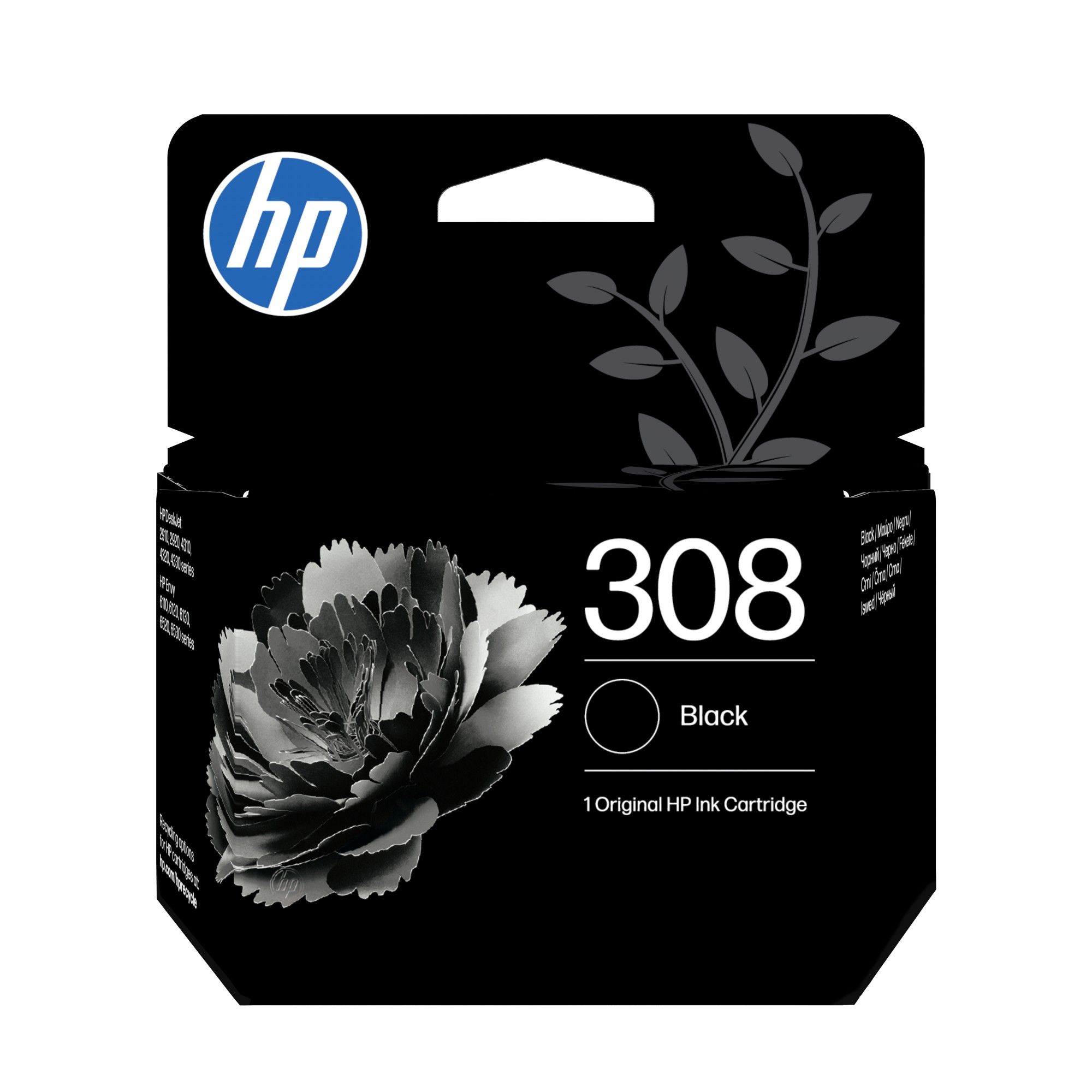 HP 7FP21UE Cartuccia d'inchiostro originale 308 Resa standard 160 pagine colore Nero