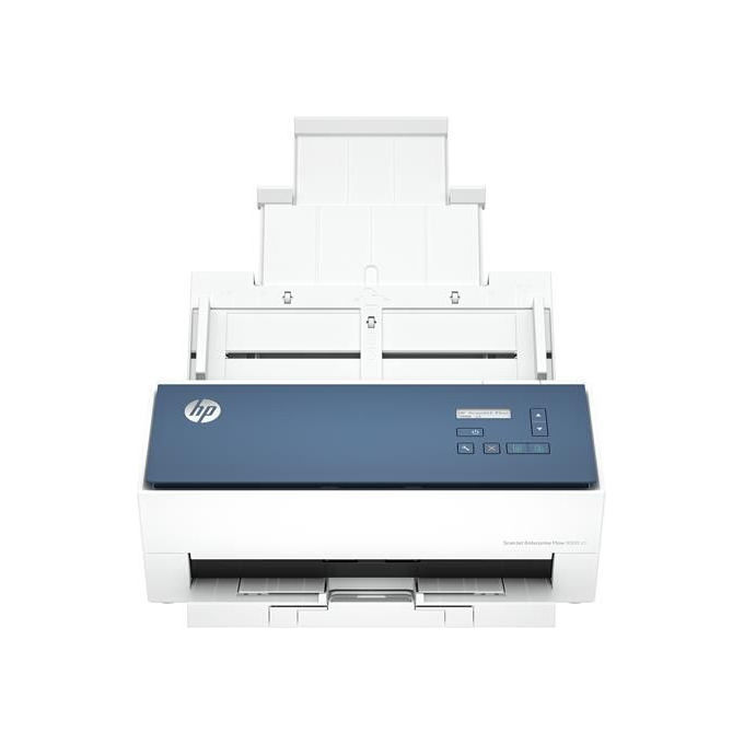 HP 8Q4W0A#B19 ScanJet Enterprise Flow 9000 s1 Scanner a Foglio ADF A3 Fronte Retro 600x600 DPI 80 ppm colore Bianco Blu