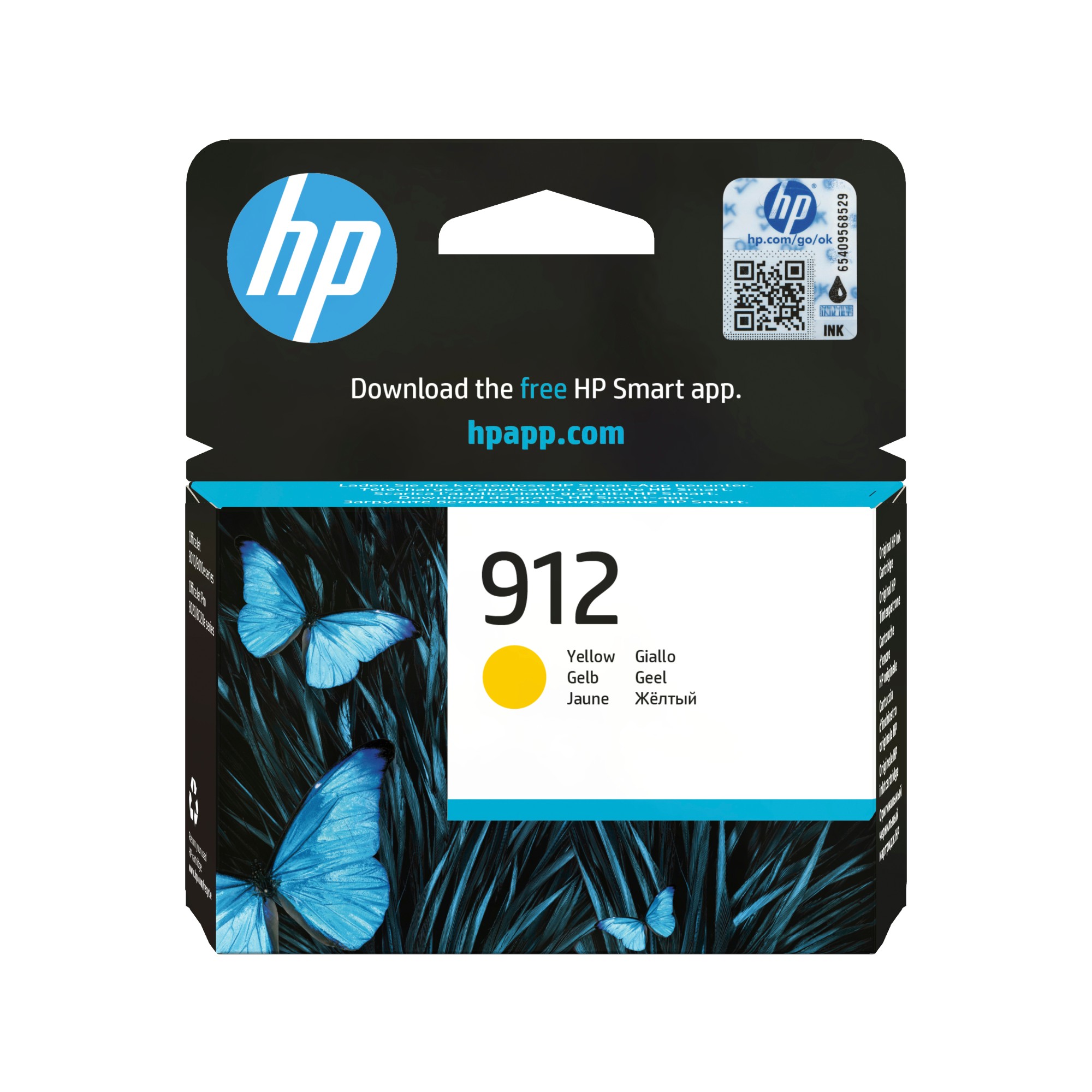 Hp - 912 Cartuccia Di Inchiostro Originale-giallo