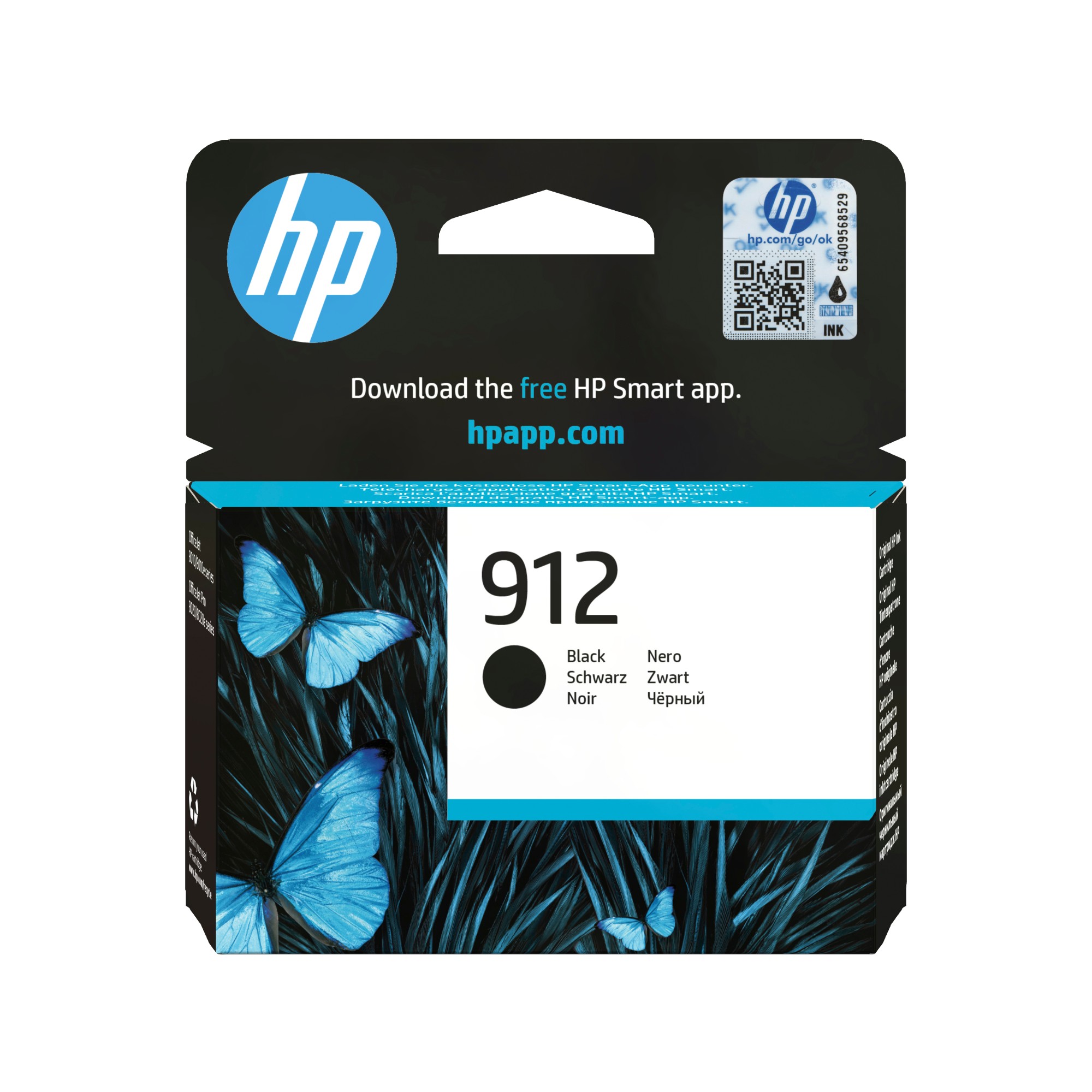 Hp - 912 Cartuccia Di Inchiostro Originale-nero