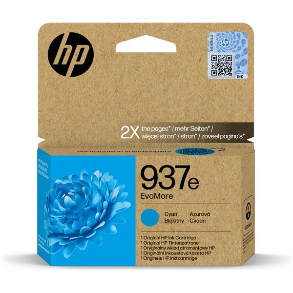 Hp 937E Evomore Ciano Original Ink Cartridge 4S6W6NE#LS1 Hp 937E Evomore Ciano Original Ink Cartridge 4S6W6NE#LS1