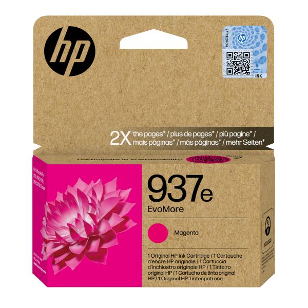 Hp 937E Evomore Magenta Original Ink Cartridge 4S6W7NE#LS1 Hp 937E Evomore Magenta Original Ink Cartridge 4S6W7NE#LS1
