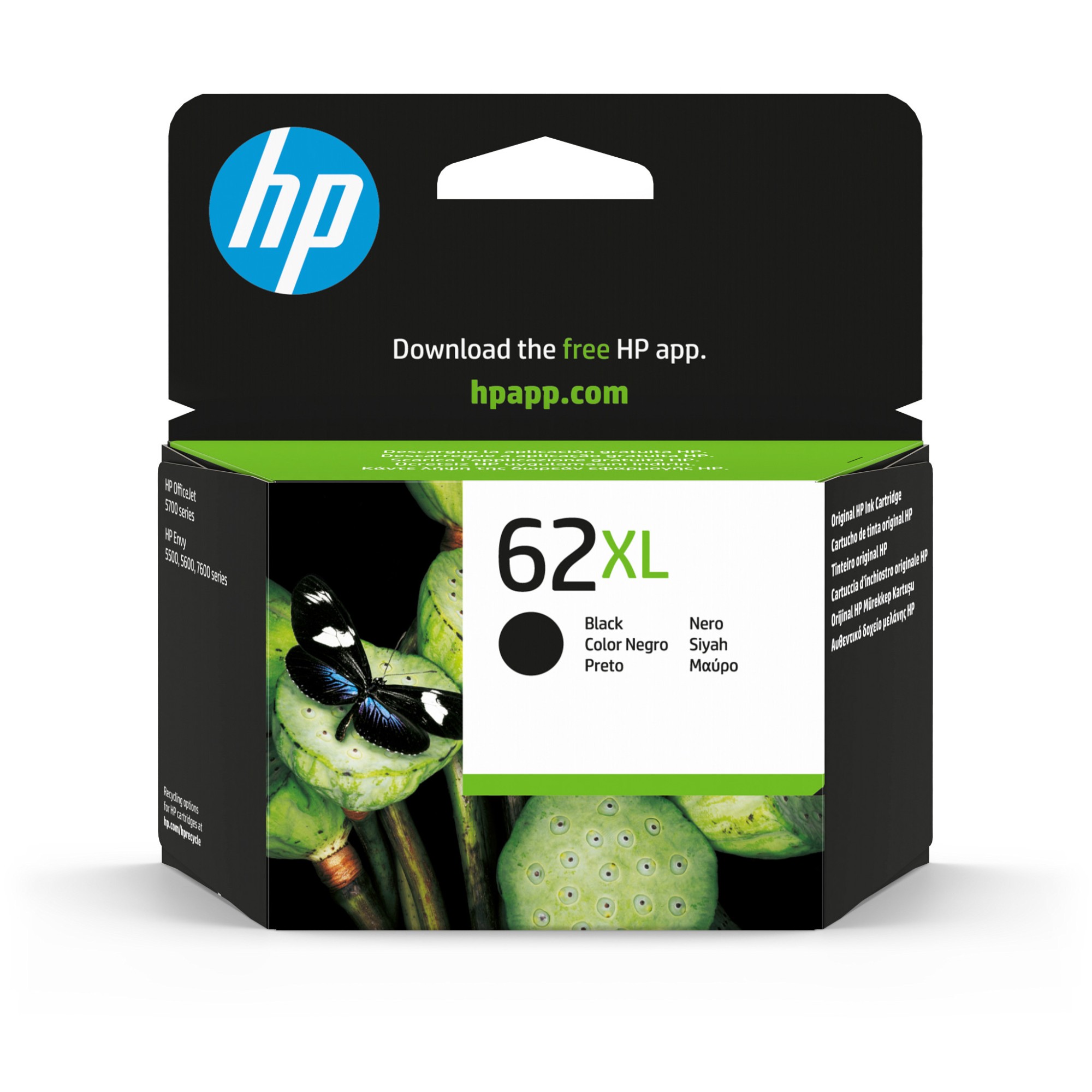 Hp - Cartuccia 62xl-nero, Alta Capacità