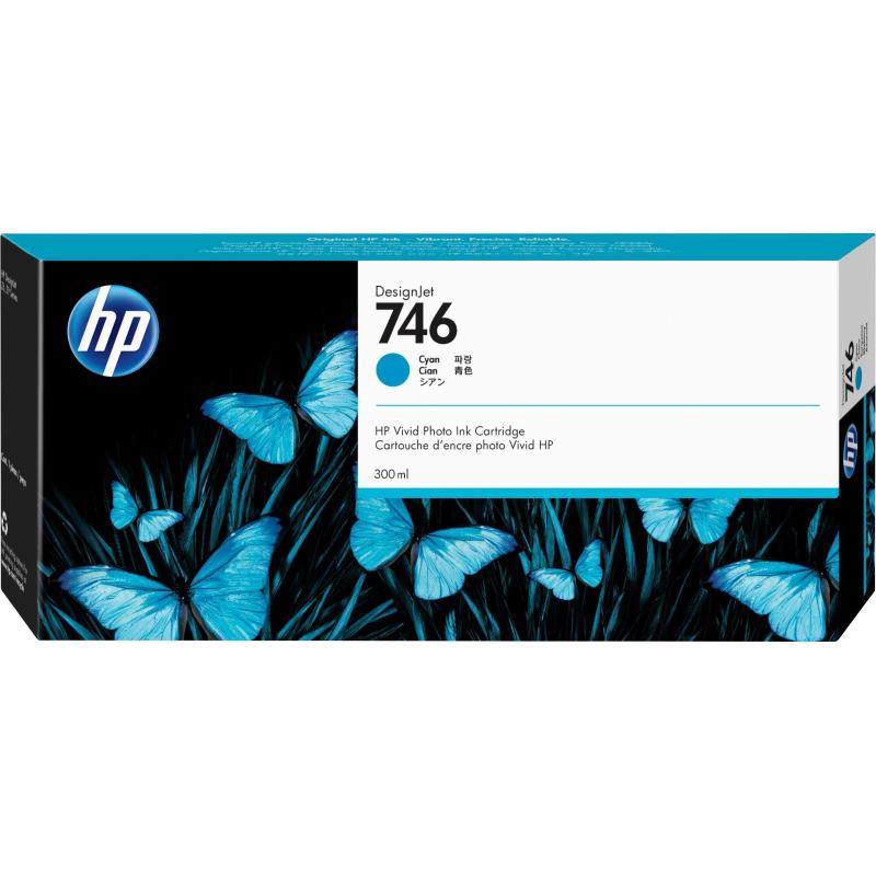 Hp cartuccia di inchiostro ciano 746 designjet da 300 ml Hp cartuccia di inchiostro ciano 746 designjet da 300 ml