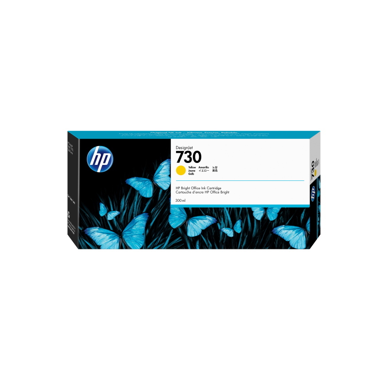 Hp cartuccia di inchiostro giallo designjet 730 da 300 ml
