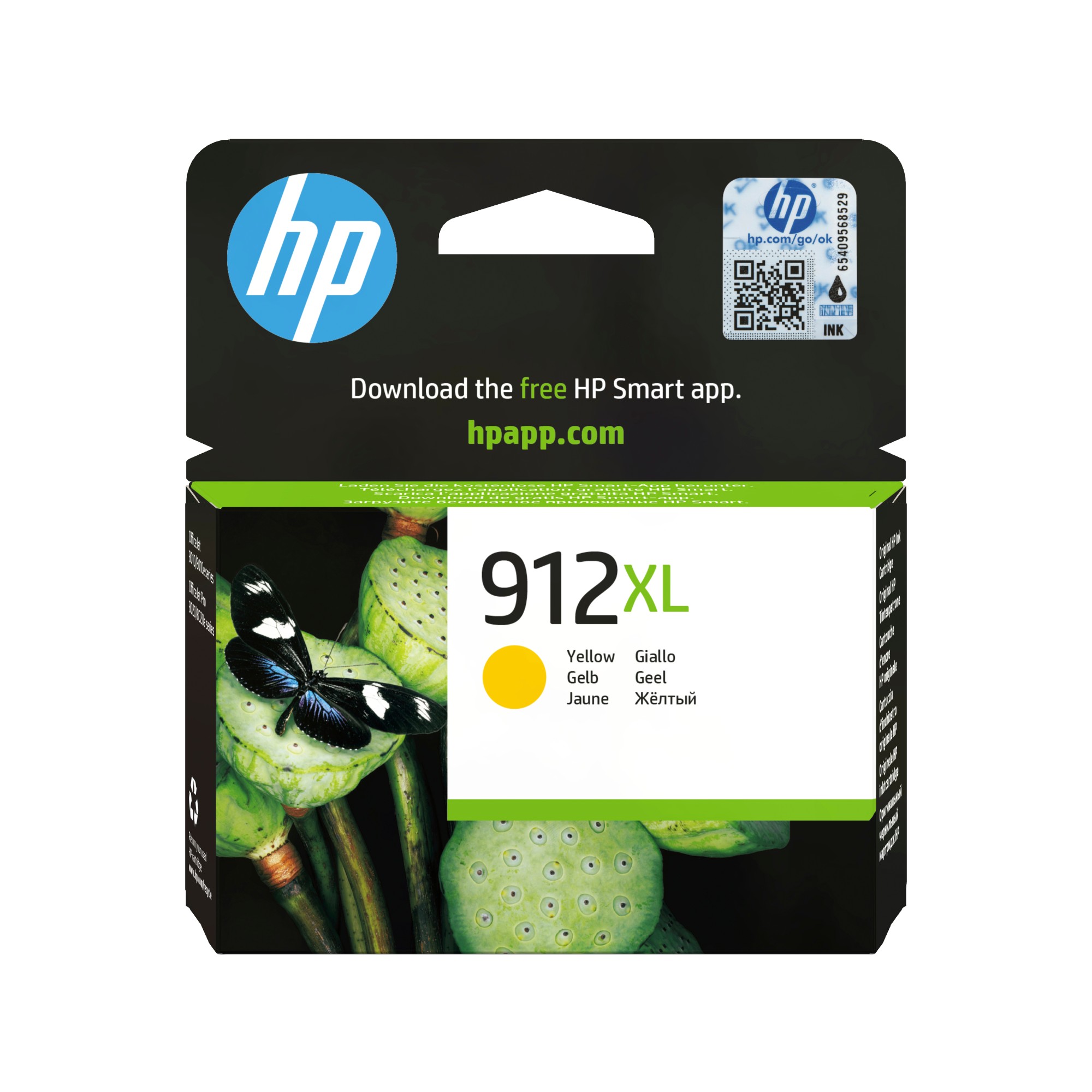 HP Cartuccia di inchiostro giallo originale 912XL ad alta capacità HP Cartuccia di inchiostro giallo originale 912XL ad alta capacità