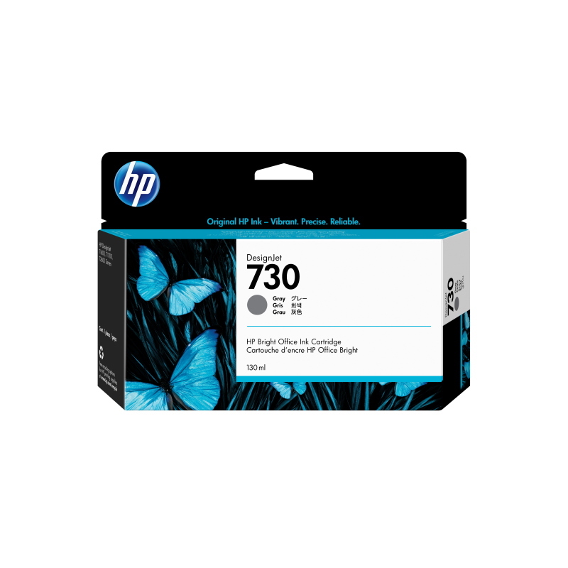 Hp cartuccia di inchiostro grigio designjet 730 da 130 ml