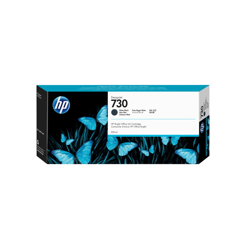Hp cartuccia di inchiostro nero opaco designjet 730 da 300 ml Hp cartuccia di inchiostro nero opaco designjet 730 da 300 ml