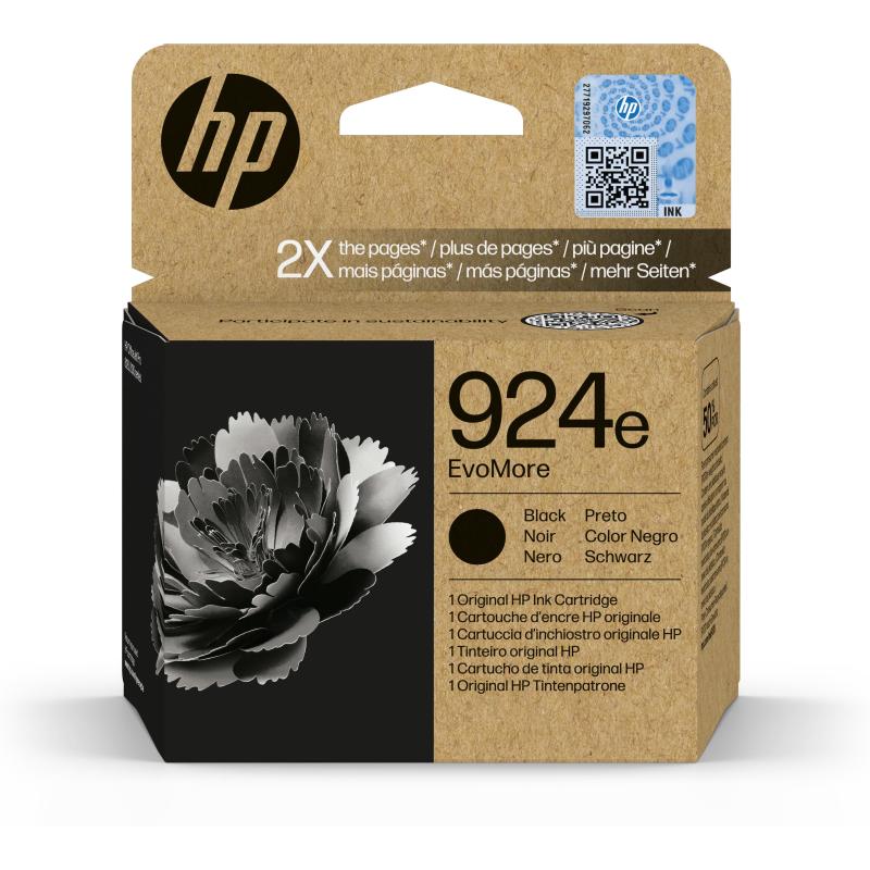 Hp cartuccia di inchiostro nero originale 924e evomore
