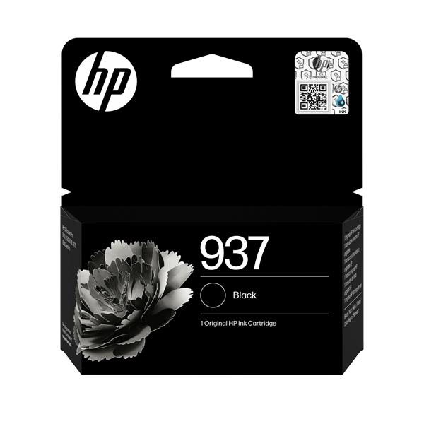 Hp Cartuccia Di Inchiostro Nero Originale 937 4S6W5NE#LS1 Hp Cartuccia Di Inchiostro Nero Originale 937 4S6W5NE#LS1