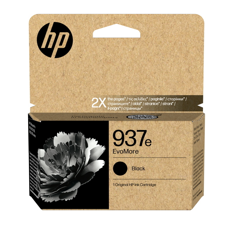Hp cartuccia di inchiostro nero originale 937e evomore