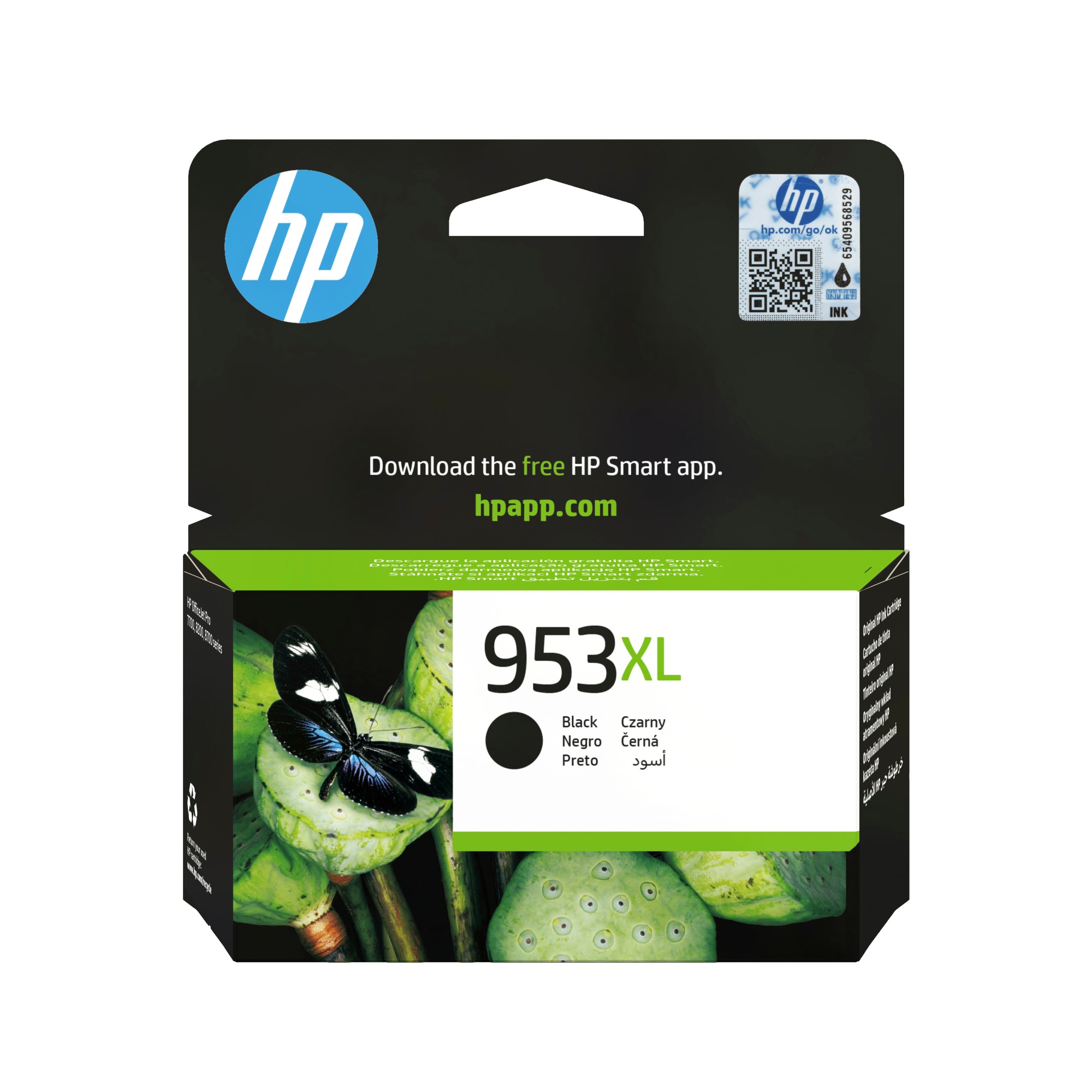 HP Cartuccia di inchiostro nero originale ad alta capacità 953XL