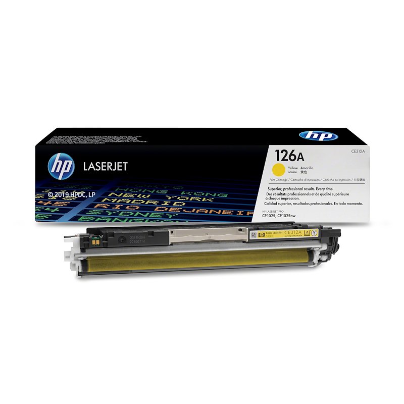 Hp - Cartuccia Di Stampa Hp 126a Laserjet, Giallo-giallo