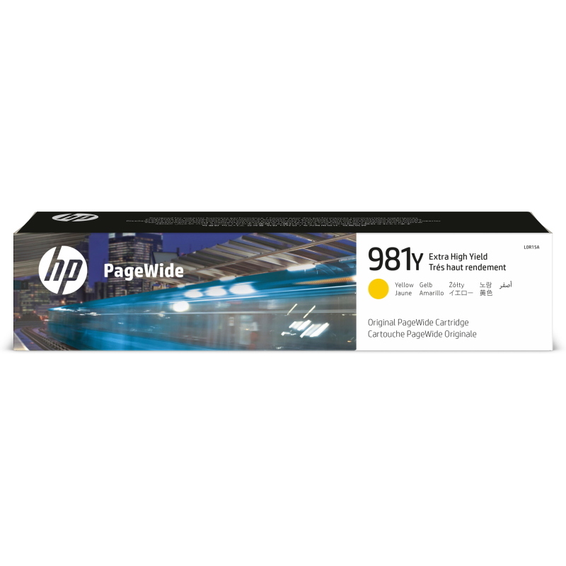 Hp cartuccia giallo originale ad altissima capacità pagewide 981y Hp cartuccia giallo originale ad altissima capacità pagewide 981y