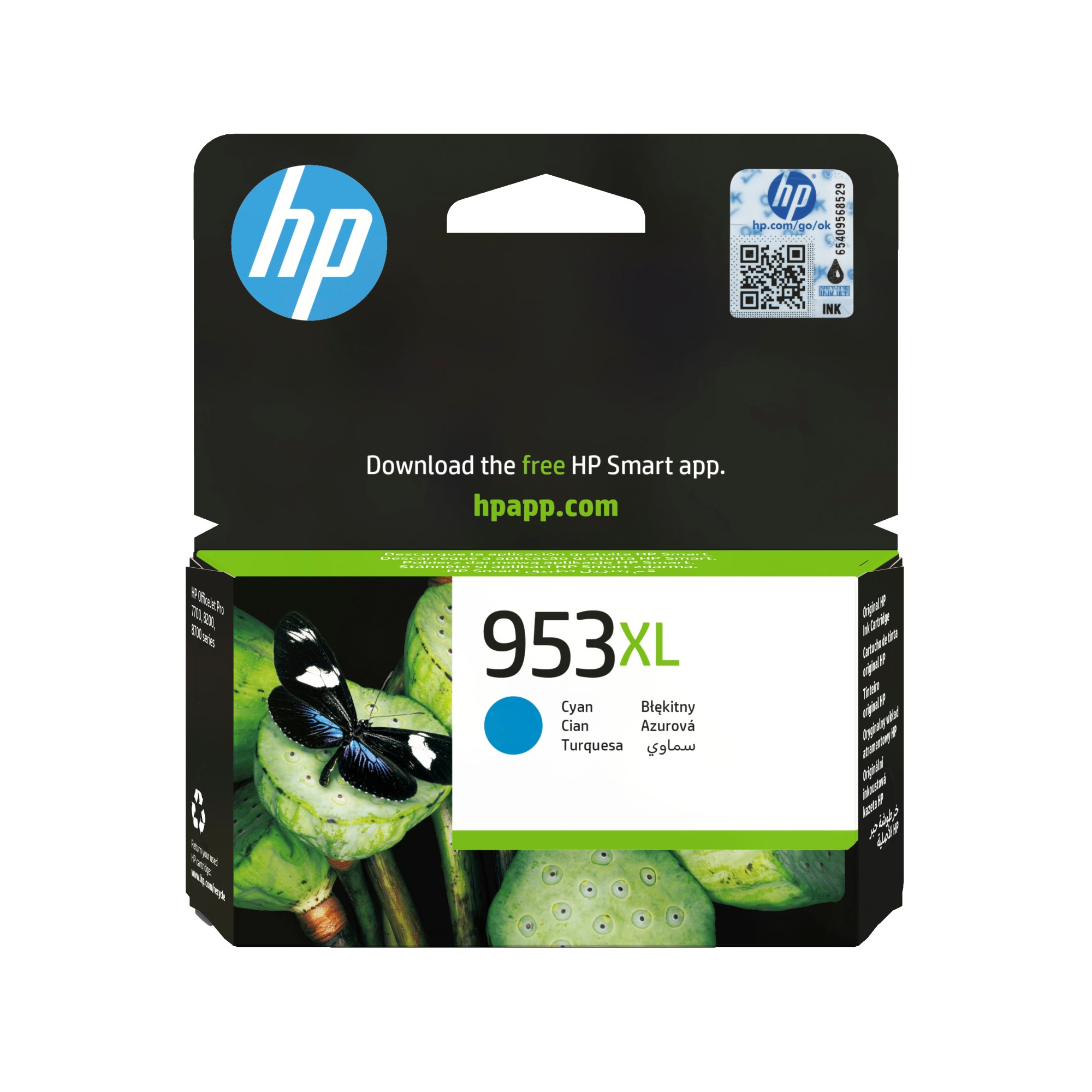 HP Cartuccia inchiostro ciano originale ad alta capacità 953XL