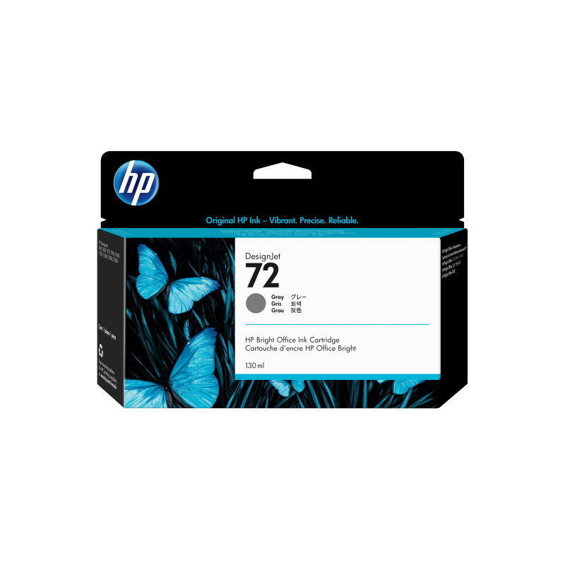 Hp cartuccia inchiostro grigio 72 da 130 ml