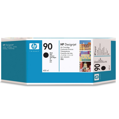 HP Cartuccia inchiostro nero DesignJet 90, 400 ml