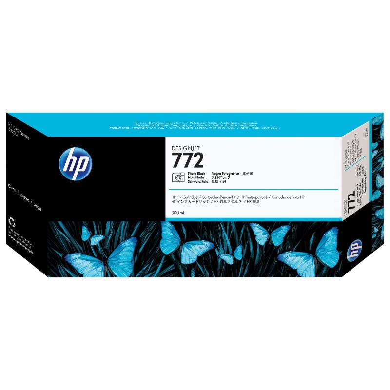 Hp cartuccia inchiostro nero fotografico designjet 772, 300 ml Hp cartuccia inchiostro nero fotografico designjet 772, 300 ml