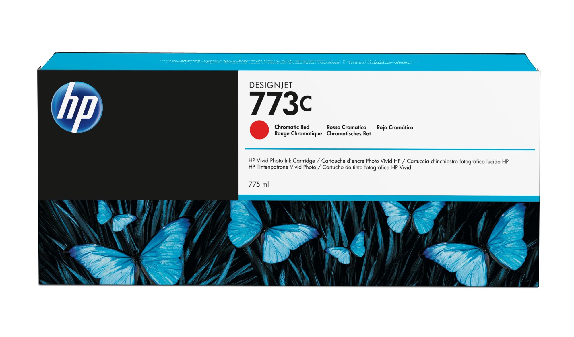 HP Cartuccia inchiostro rosso cromatico DesignJet 773C 775 ml HP Cartuccia inchiostro rosso cromatico DesignJet 773C 775 ml