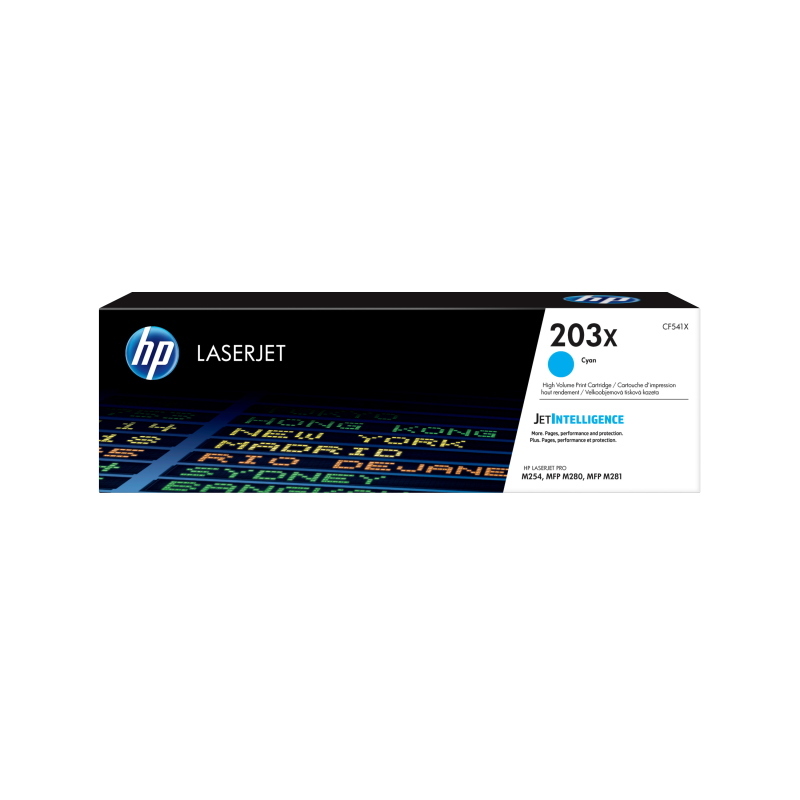 Hp cartuccia toner ciano originale ad alta capacità laserjet 203x Hp cartuccia toner ciano originale ad alta capacità laserjet 203x