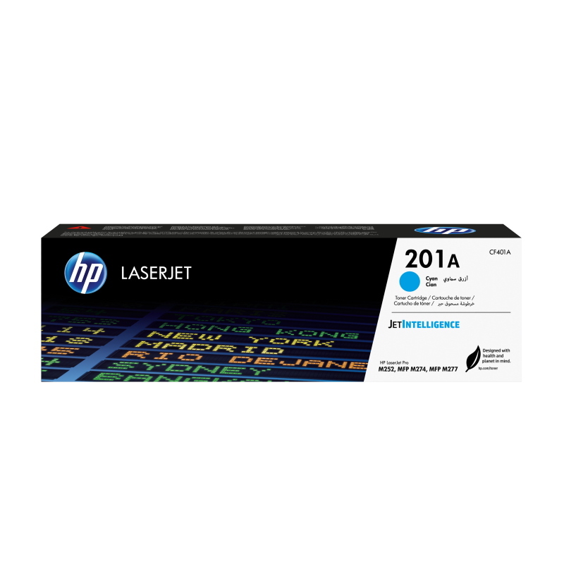 Hp cartuccia toner ciano originale laserjet 201a