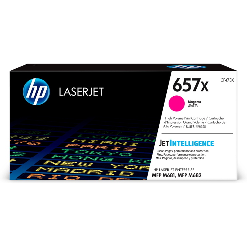Hp cartuccia toner magenta originale ad alta capacità laserjet 657x