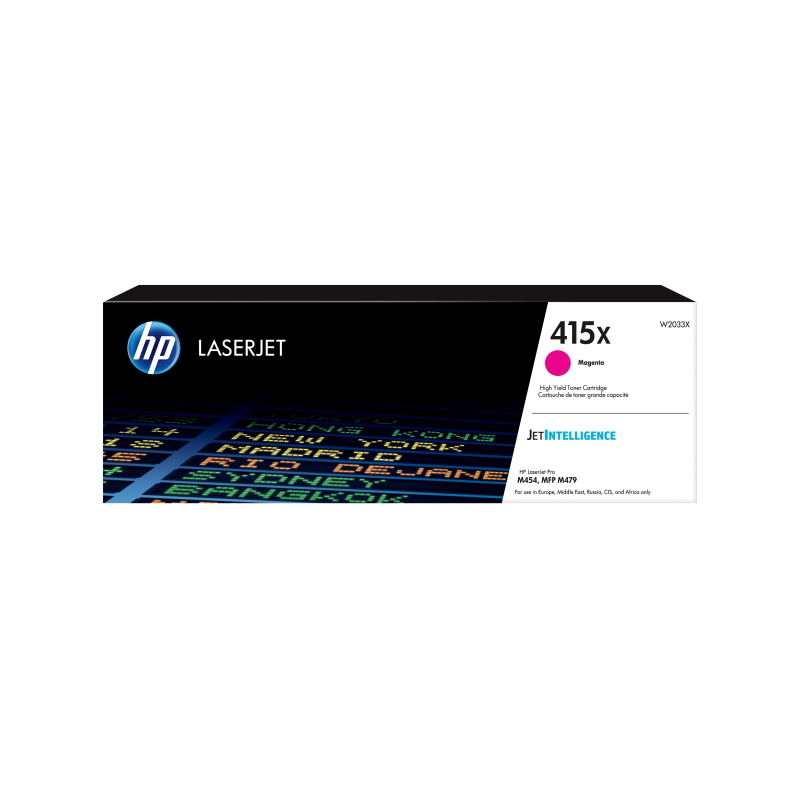 Hp cartuccia toner magenta originale laserjet 415x ad alta capacità