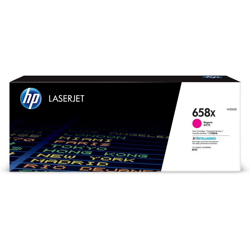 Hp cartuccia toner magenta originale laserjet 658x ad alta capacità Hp cartuccia toner magenta originale laserjet 658x ad alta capacità