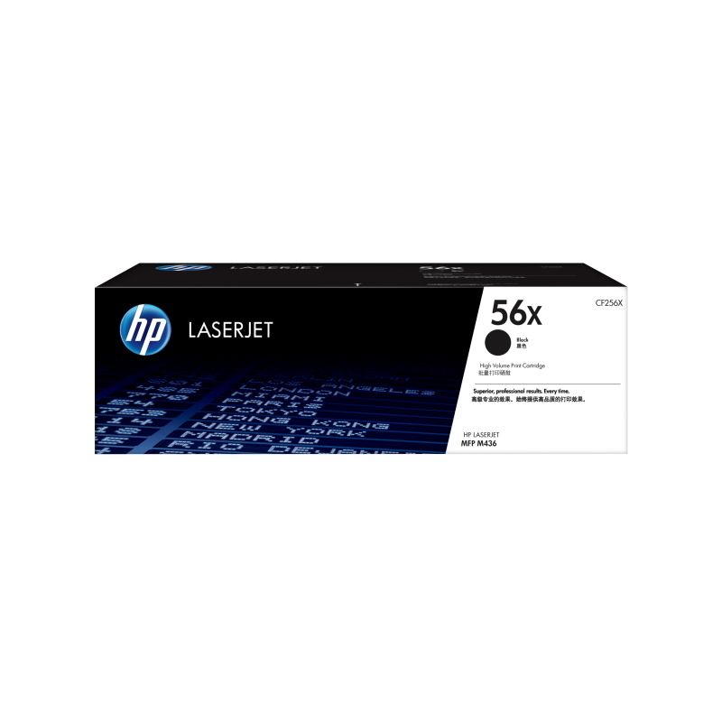 Hp cartuccia toner nero ad alta capacità originale laserjet 56x