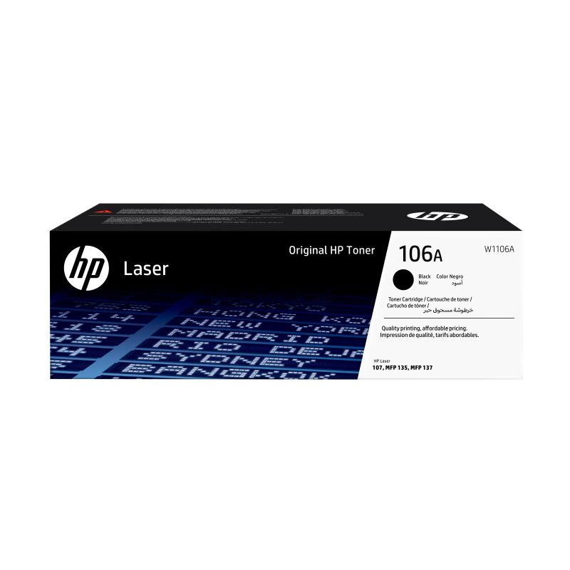 Hp cartuccia toner nero originale laserjet 106a