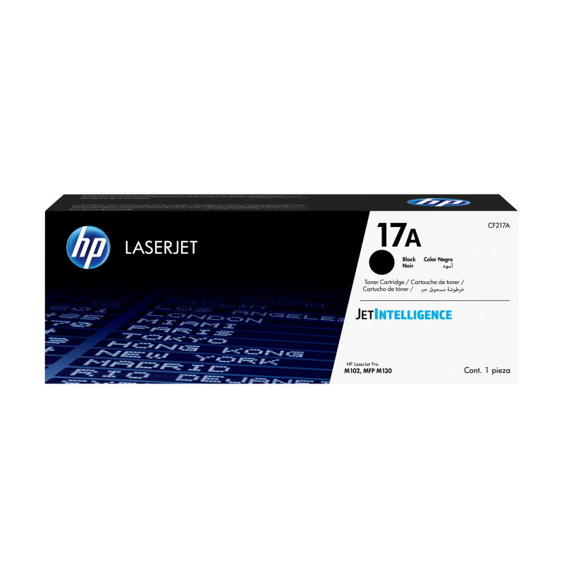 Hp cartuccia toner nero originale laserjet 17a