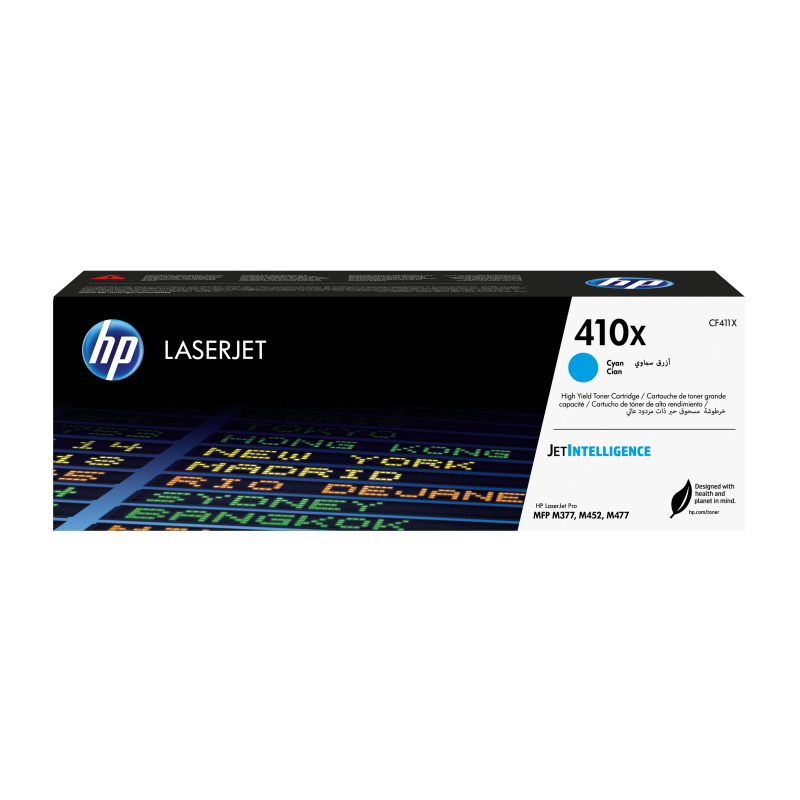Hp cartuccia toner originale ciano ad alta capacità laserjet 410x Hp cartuccia toner originale ciano ad alta capacità laserjet 410x