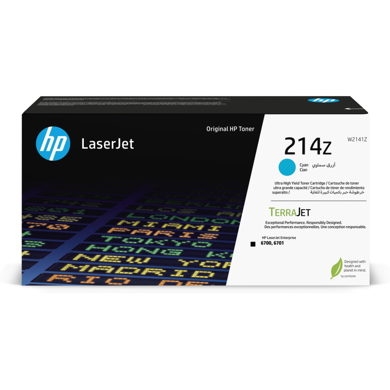 Hp cartuccia toner originale ciano ad altissima capacità laserjet 214z
